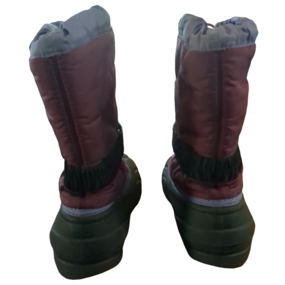 SOREL Purple and Black Pull On Drawstring Snow Boots - Picture 5 of 11